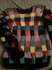 Süßer Pullover Selbstgestrickt 