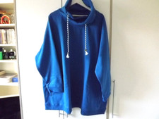Da.Sweatshirt 58/60 Blau m.Tasch.Kordel L 85 cm B u.A. 80 cm neu