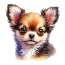 5x Sticker Chihuahua Baer