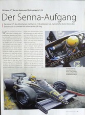 Lotus 97T F 1 Ayrton Senna in