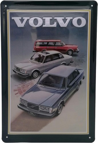 Geprägtes blechschild volvo - geprägtes,