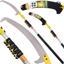 Astsäge Teleskop 5,5m Baumsäge mit Verlängerungsstange Handsäge für hohe Äste