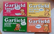 Garfield Jim Davies Querband original erstes bis viertes Buch