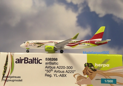 Herpa wings 500 airbus - herpa,
