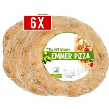 6x Pizzaboden aus Emmermehl
