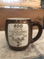 ORG ROBUR KRUG TASSE ROBUR PHÄNOMEN WERKE ZITTAU WERBUNG REKLAME