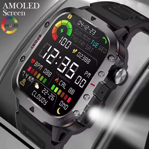 Smartwatch uhr herren - herren, militär