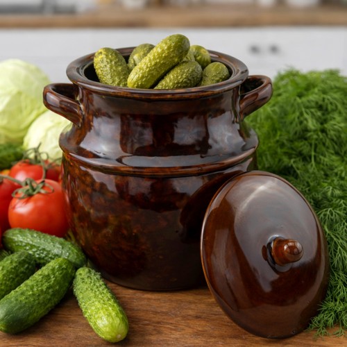 Sauerkrauttopf keramikfass - sauerkrauttopf,