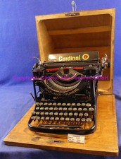 Cardinal Nr. 1845  Holzkoffer - Schreibmaschine alt antik - Samlg. Haußmann 2334
