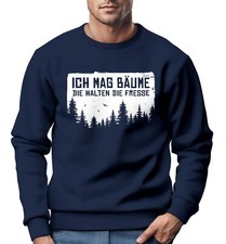 Sweatshirt Herren Wald Bäume