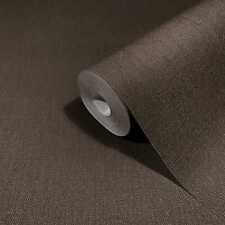 Tapete Braun Uni Modern für Wohnzimmer Schlafzimmer Küche  10,05 x 0,53m