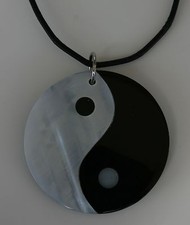 Muschel Anhänger  Yin und