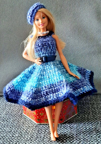 Barbie häkel kleid - barbie,