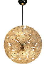 Sölken Pusteblume Sputnik Lampe Stab Pendel Hänge Leuchte Vintage 60er 70er 