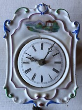 Porzellan-Schilduhr -