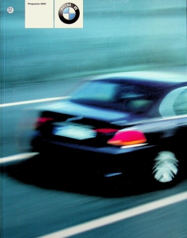303201 bmw modellprogramm - bmw,