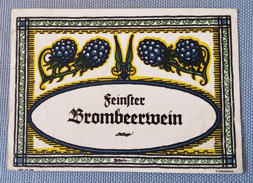 Altes weinetikett - altes,