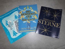 3 Gut erhalt. Notenhefte f. Akkordeon mit Weihnachtsliedern