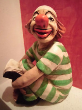 Original alter Achatit Clown Naturstein - Handarbeit Germany