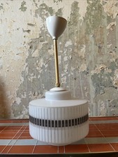 Art Deco Deckenlampe Bauhaus 30-40er Jahre Herrenzimmer Rattan Bambus Boho
