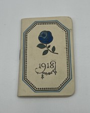 Portemonnaie Taschen Notiz Kalender 1918 Paris Jugendstil Antik Alt Puppenstube