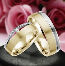 2 Echt Silber 925 Trauringe