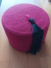 alte orig. Fez, Fes, Tarbusch, Kopfbedeckung, Afrika