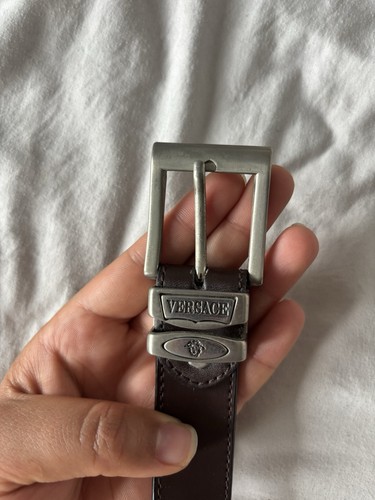 Versace herren ledergürtel - versace,