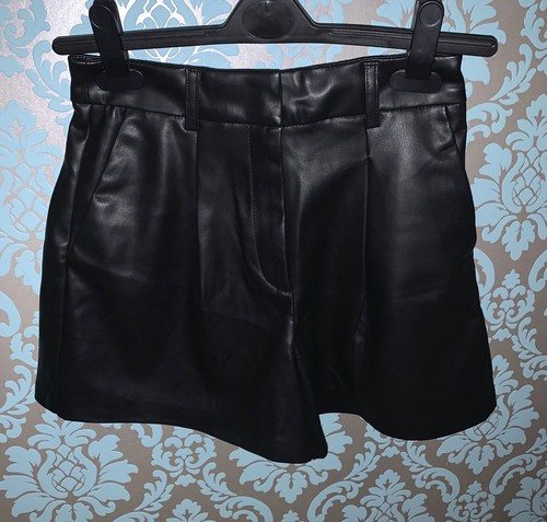 Schwarze leder optik - schwarze, high