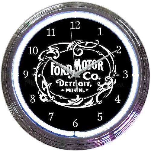 Neon uhr ford - -ford/schwarz,