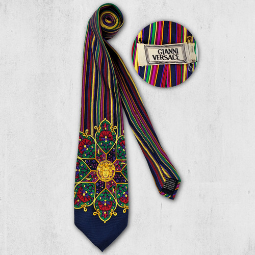 Gianni versace seiden krawatte - gianni,