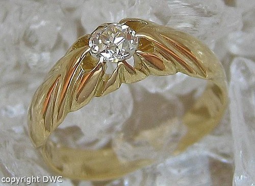Ring mit diamant brillant - diamant,
