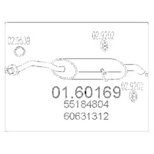 MTS Endtopf NEU für Alfa