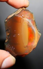 Opal Rau Natur Äthiopischer Eiopal Rohstein Groß Kristallopal 186,70 cts