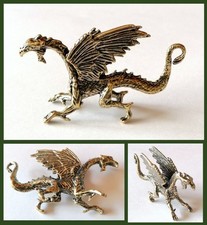 Messing Drache massiv NEU