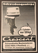 48.  Crescent Aussenborder Schwedische Bootsmotoren Werbeanzeige Werbung 1973