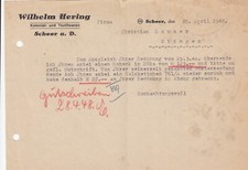 SCHEER, Brief 1948, Wilhelm