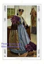 Dame mit Astern XL Druck 1910