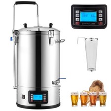 30L Bier Brauanlage Maischekessel Bierbrauset Edelstahl 304 Kessel LCD