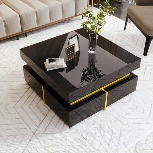 Hochglanz couchtisch mit - hochglanz,