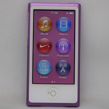 Apple iPod nano 7. Generation Lila (16GB) Bluetooth / MP3 Player / vom Händler