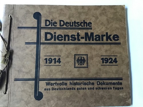 Die deutsche dienst marke 1914 - deutsche, dienst-marke