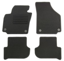 Fußmatten Set für Skoda Yeti 5L 2009-2017 Autoteppiche mit 100% Passform Schwarz