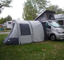 Buszelt DWT Voyager Camping  BUS-Vorzelt freistehend Fieberglasgestänge