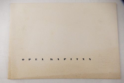 Opel kapitän 1959 katalog - kapitän,