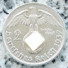2 Reichsmark 1937 D Hindenburg