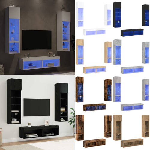 Wohnwand mit led wohnzimmer - mit,