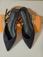 Slingback-Ballerinas  Gr.38 "Lucky Shoes NEU mit Spitzer Zehenpartie ,u.Strasss