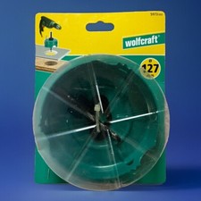 WOLFCRAFT Carbonstahl-Lochsägen- Bohrkrone (Ø 127mm)