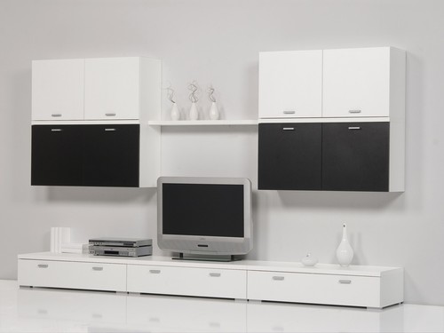 Wohnwand schrankwand anbauwand - wohnwand,